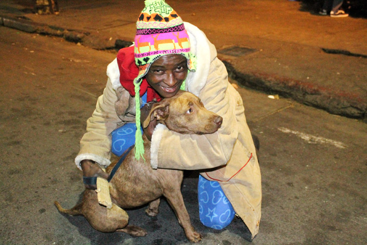 LAC9 Helping Monday Night Mission, Skid Row (3/17/14)
